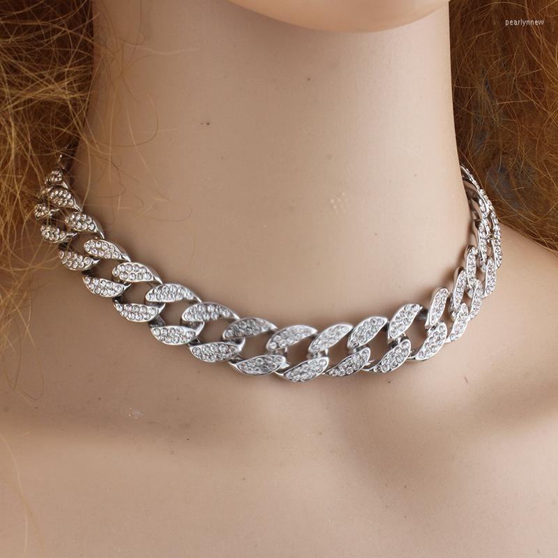 

Chains Jiayijiaduo Necklace Jewelry Full Chain Bracelet Set For Fashion Hip Hop Women's Dress Accessories