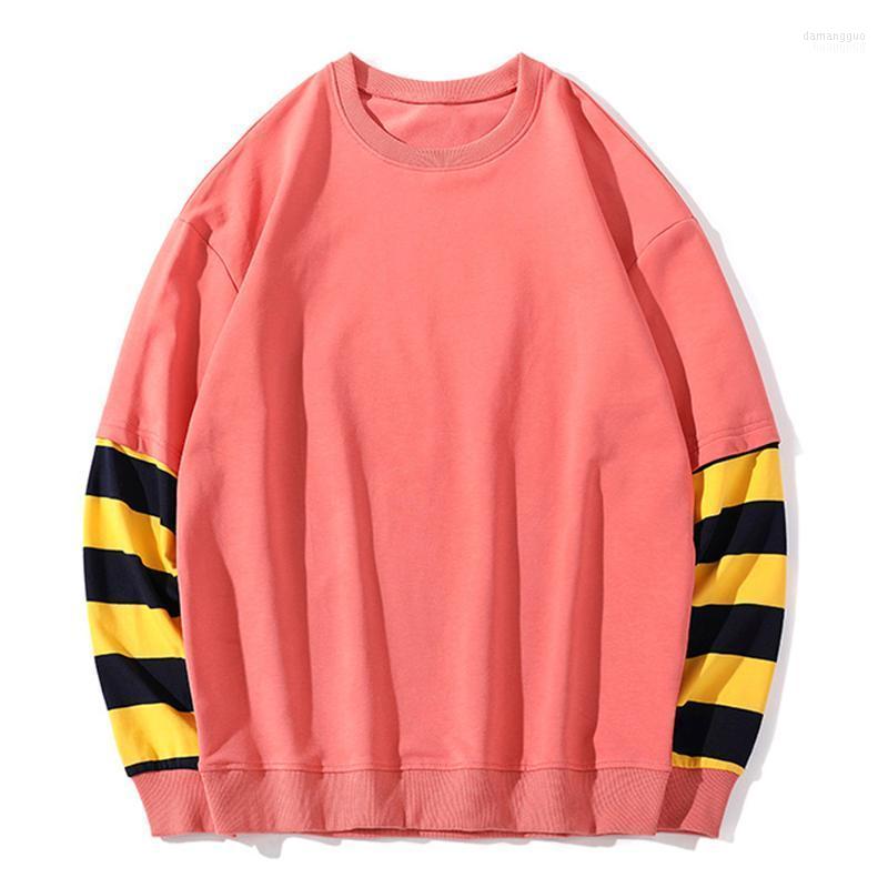 

Women' Hoodies Spring Autumn Solid Striped Sweatshirts Unisex Women Crewneck Vintage Long Sleeve Pullover Comfortable Streetwear, Blue