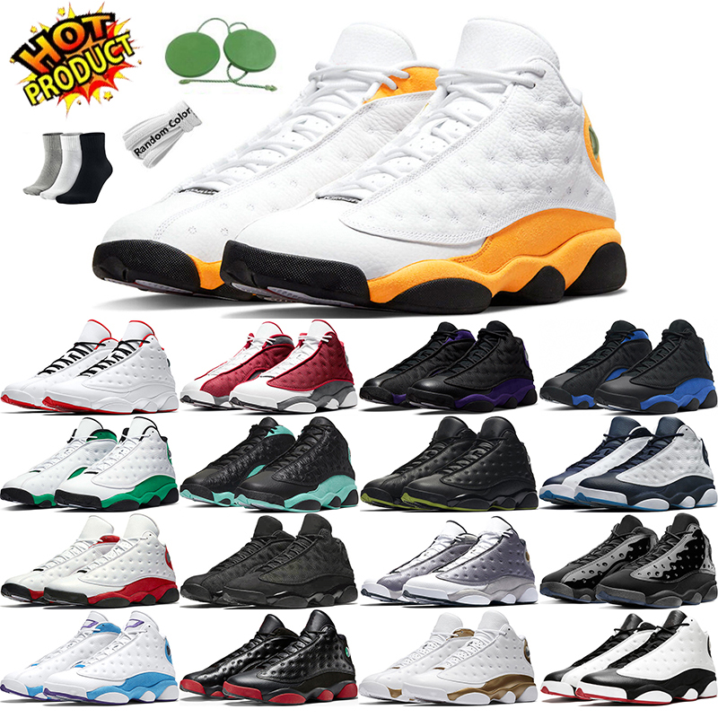 

jumpman 13 OG 13s Basketball shoes Flint Starfish Hyper Royal Obsidian Black Cat DMP Playoffs Playground Del Sol Altitude Lucky Green trainer sneakers sports, Court purple