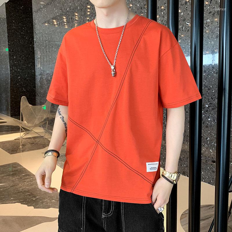 

Men's T Shirts Men Short Sleeve T-shirt Fashion Summer 2022 Loose Men's Casual Black White Gray Blue Graphic