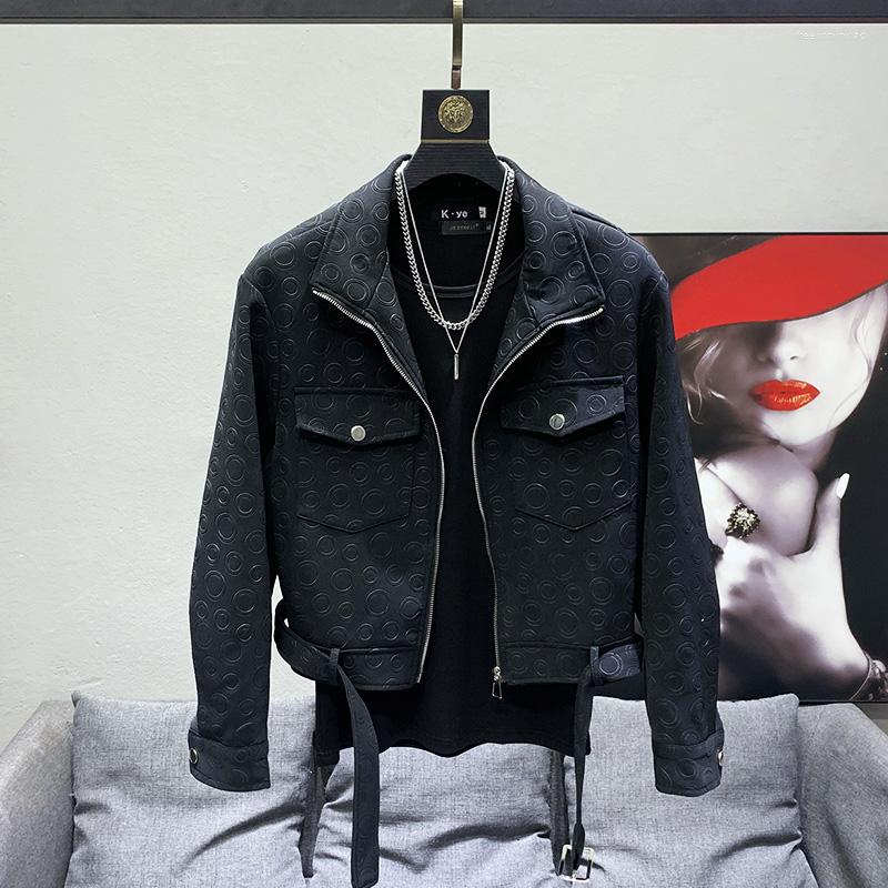 

Men's Jackets L09327 Fashion Men's Coats & 2022 Runway Luxury European Design Party Style Clothing