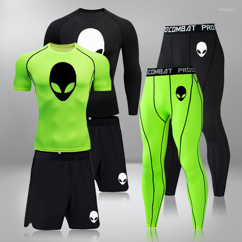 

Men' Tracksuits 2022 Sports Suit Men' Running Sets Breathable Jogging Basketball Underwear Tights Sportswear Yoga Clothes Gym Fitness, 3-piece long sleeve