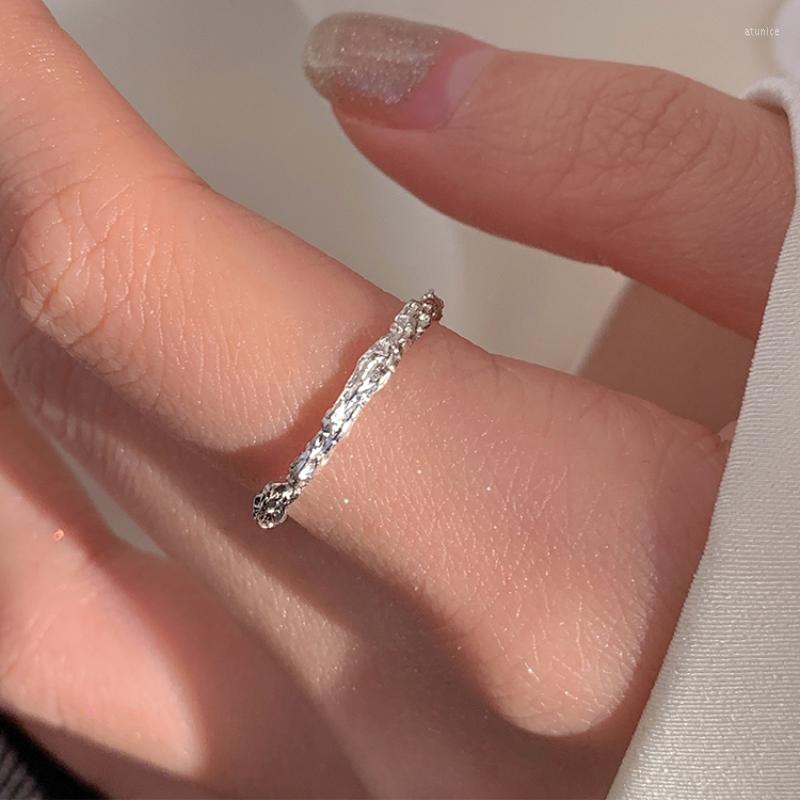 

Wedding Rings Arrived Trend Sparkling Ring Simple Style Versatile Decorative Compact Index Finger Women Fashion Jewelry