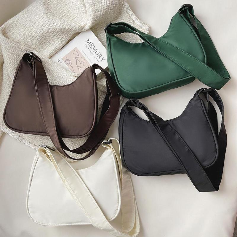 

Evening Bags Women Handbags Shoulder Bag Solid Female Armpit Designer Underarm Shopping Leisure Ladies Dumpling Crossbody Messenger, Black