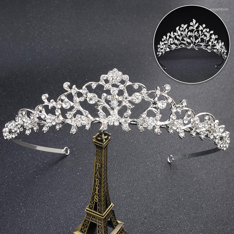 

Headpieces Crystal Bridal Wedding Tiaras And Crowns Hair Accessories Jewelry Rhinestone Tiara Bride Headpiece