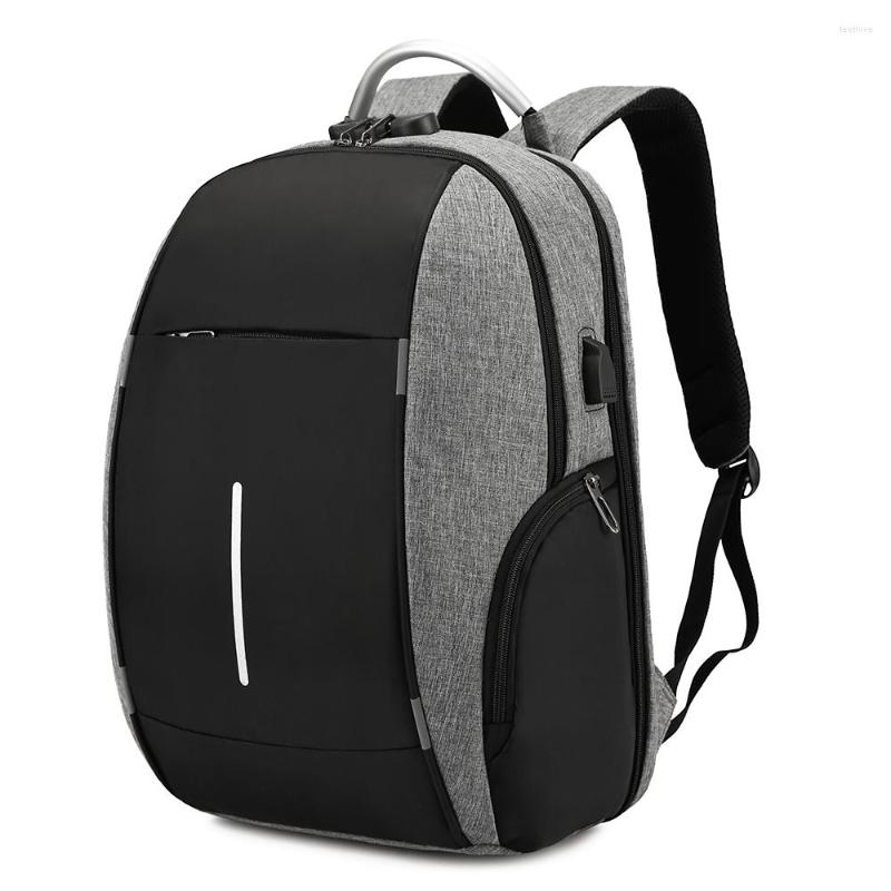 

Backpack Male Portable Anti-theft Laptop Bag Men's Waterproof Ultra-light Business Casual Man Large Capacity Travel, Black
