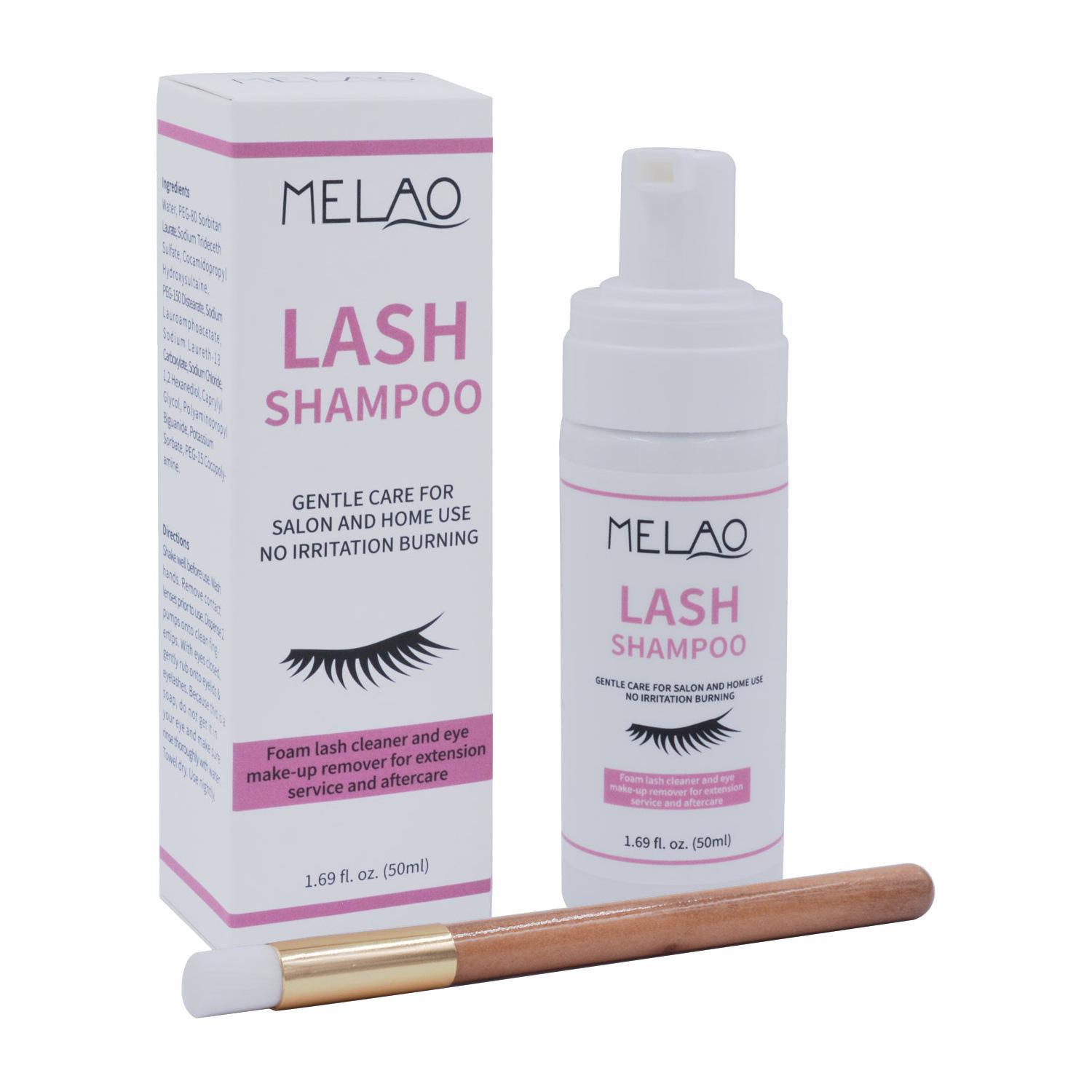 

Makeup Remover Melao 50Ml Eyelash Cleanser Foam Shampoo Pump Design Cleaning Eye Lashes Extension Eyes Makeup With Brush Beauty Set Dhfuc