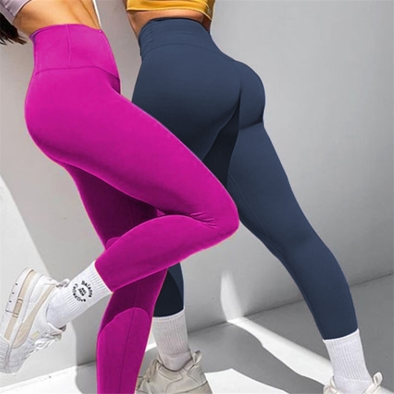 

Yoga Outfits Scrunch Leggings Butt Lifting Women Pants Seamless Gym Push Up Sport Tights Woman Workout Legins Booty Bum Leggins 221108, Black leggings