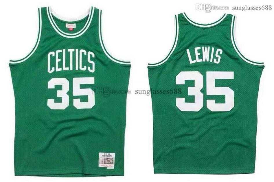 

Stitched Reggie Lewis Jersey S-6XL Mitchell & Ness 1987-88 Mesh Hardwoods Classics retro basketball jerseys Men Women Youth
