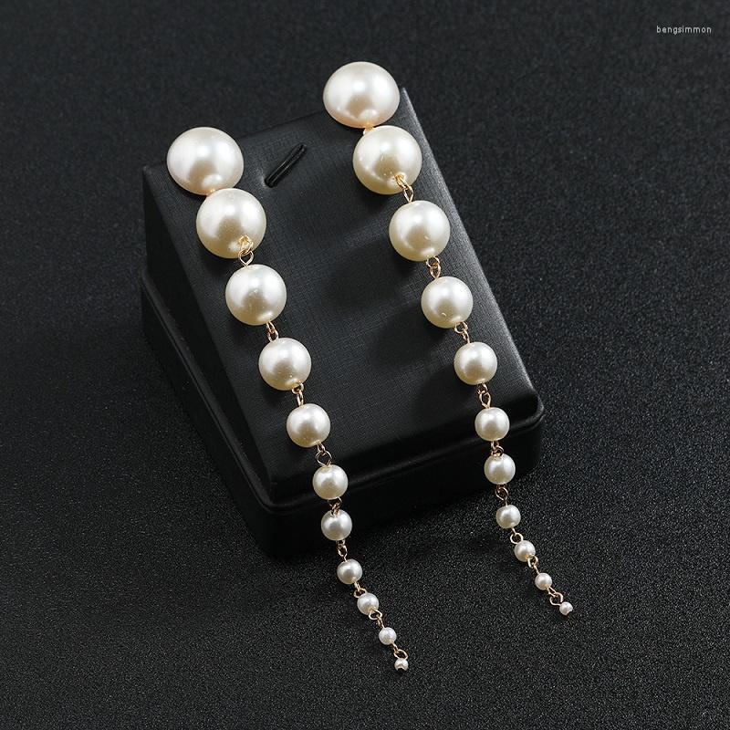

Dangle Earrings Fashion Pearl Long For Women Statement Vintage Classic Tassel Drop Jewelry Accessories Gift