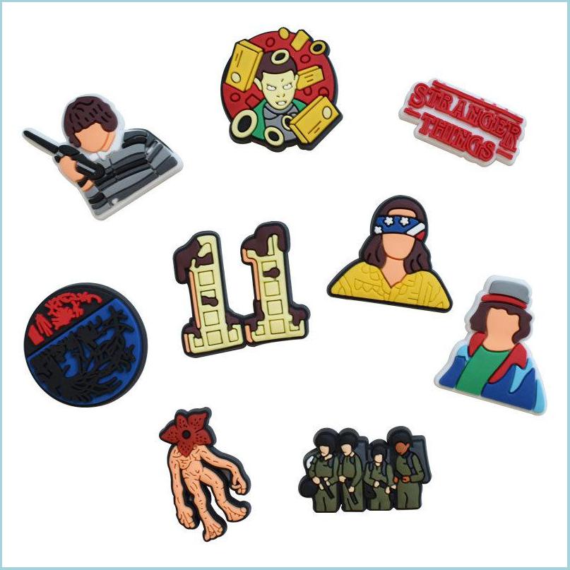 

Shoe Parts Accessories Croc Shoe Pvc Shoes Horror Movie Charms Clog Pins Buttons Drop Delivery Accessories Dhz8C