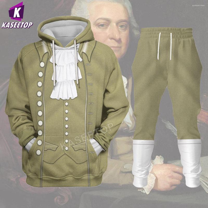 

Men's Tracksuits John Adams 3D Pullover Sweatshirt Cosplay Jacket Tracksuit Sports Printed Men's Hooded Casualwear Long Sleeve Clothing, T shirt