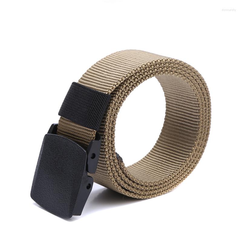 

Belts Brand Men Automatic Buckle Nylon Belt Male Strap Army Tactical For Mens Military Waist Canvas Cummerbunds 120cm, Black