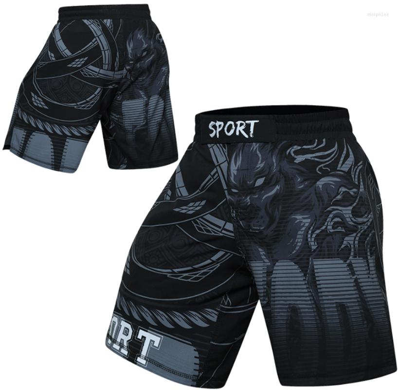 

Men's Shorts Customization MMA Lose Lightweight Trunks For Kick Boxing Training Fighting Muay Thai BJJ Grappling Combat, Wy02