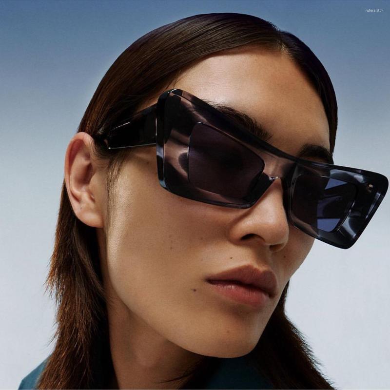

Sunglasses Brand Designer High-Quality Women Irregular Rectangular Sun Glasses Men UV400 Protection Outdoor Shades Eyewear