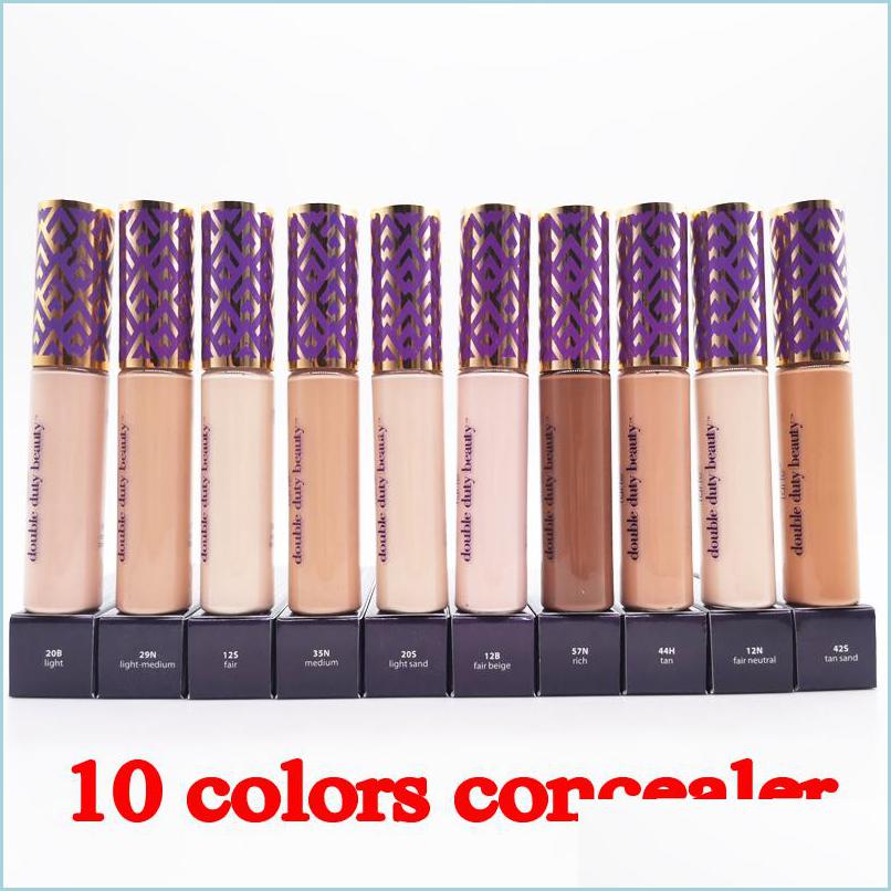 

Concealer New Contour Concealer Liquid Foundation Face Makeup 10 Colors Light Sand Fair Medium Beige Tan 10Ml Top Quality Drop Deliv Dhpck, Chocolate