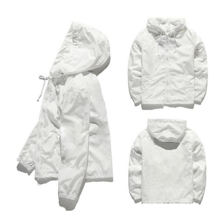

Cotton jacket men women hoodie letter printed jacket long sleeve hoodies autumn winter Hooded casual waterproof fashion clothing black white zipper coats