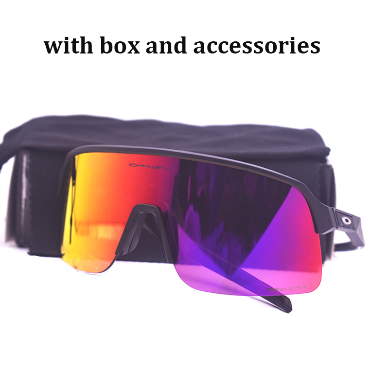 

high quality Fashion Men and women outdoor cycling sunglasses large frame windproof beach sports sunglass with box and asscessories