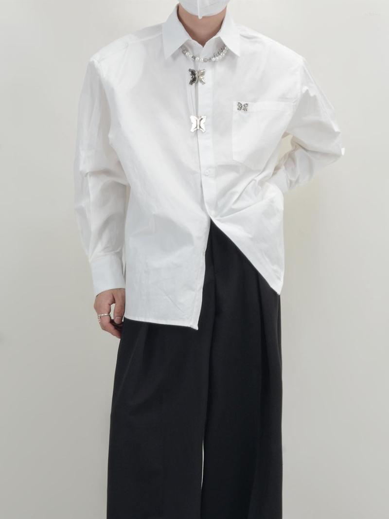

Men's Casual Shirts Vb1896 Fashion Men's 2022 Runway Luxury European Design Party Style Clothing, Black