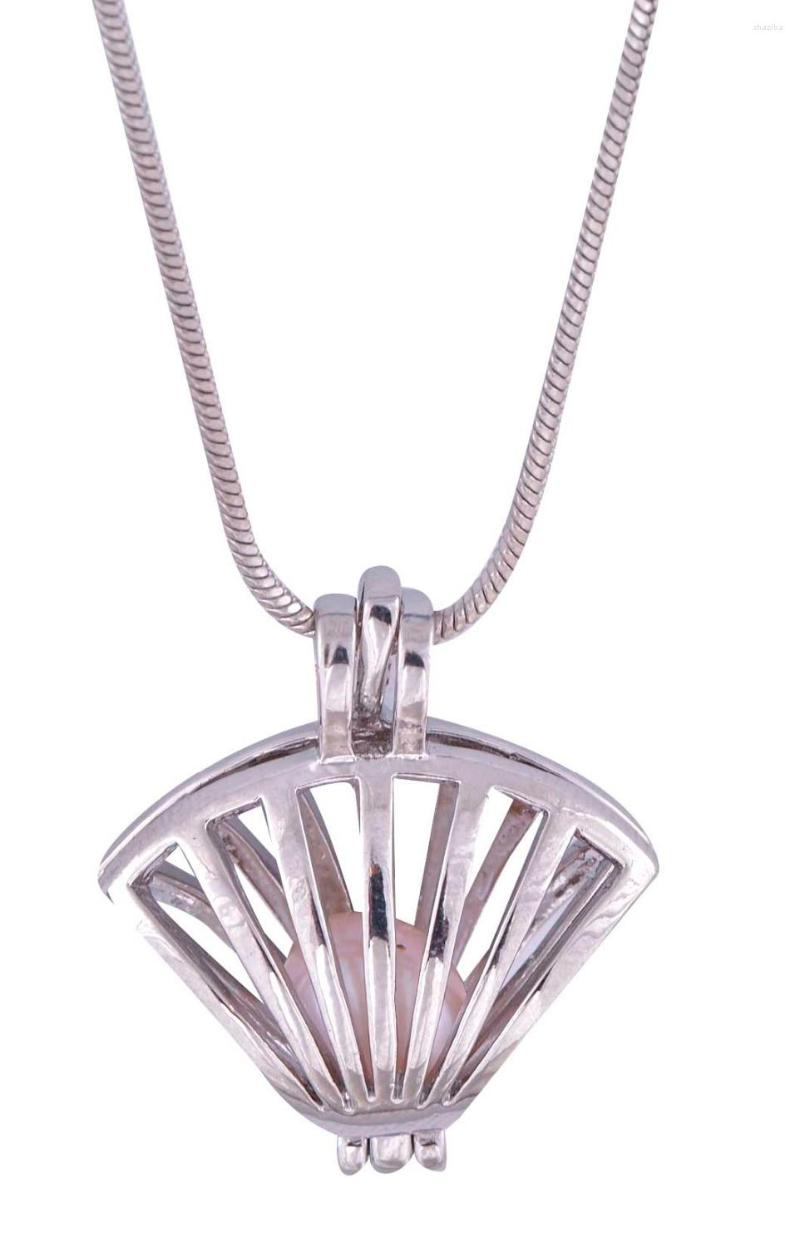 

Chains High Quality Pearl Cages Pendants Opening Pearls Cage Shells Charms For Women Fashion Jewelry P56