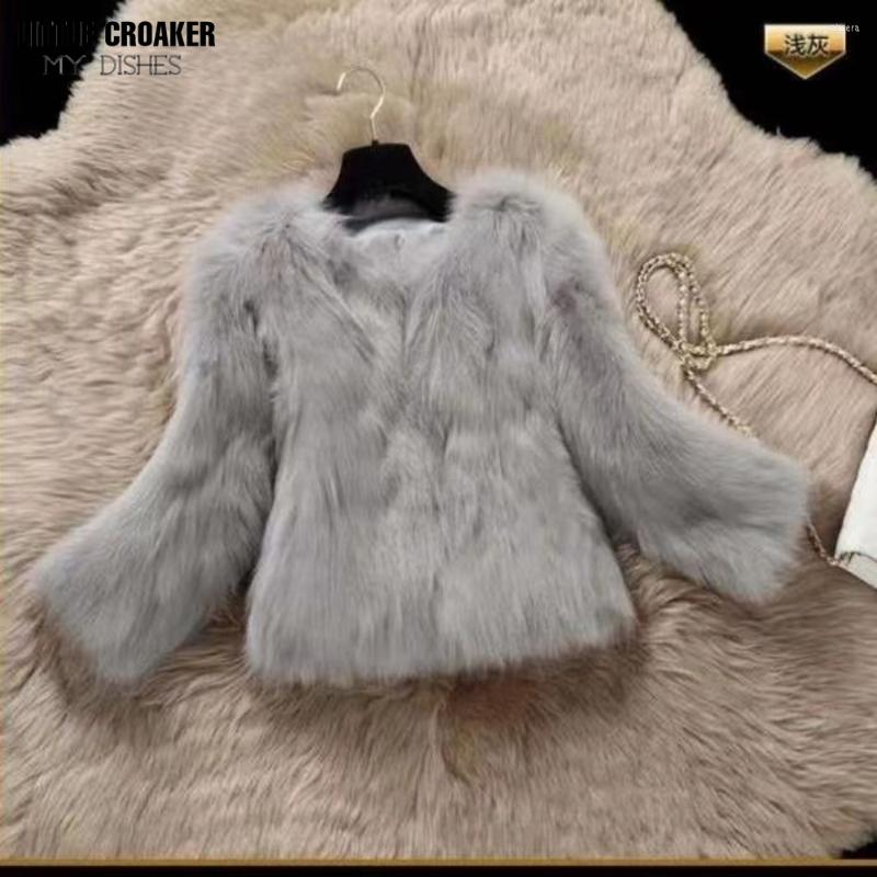 

Women' Fur Korean Style Winter Clothes For Women Teddy Bear Jacket And Cardigans Red Pink White Grey Faux Coat 2022