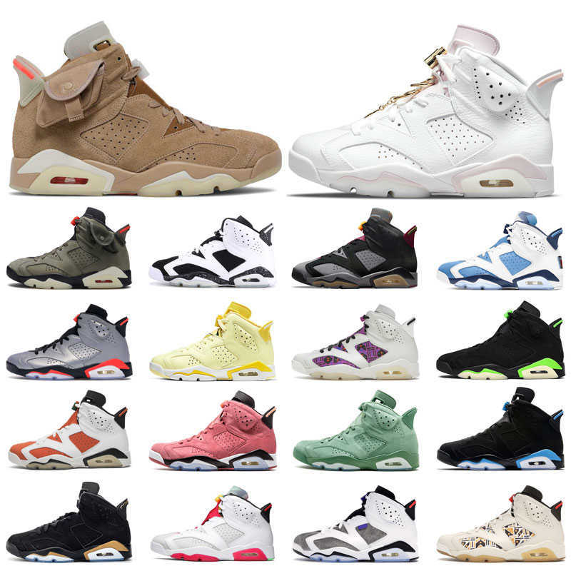 

jumpman 6 men basketball shoes 6s Olive Khaki Light Graphite Dark Grey Electric Green Hare Floral UNC black cat outdoor sports women, 14 oreo