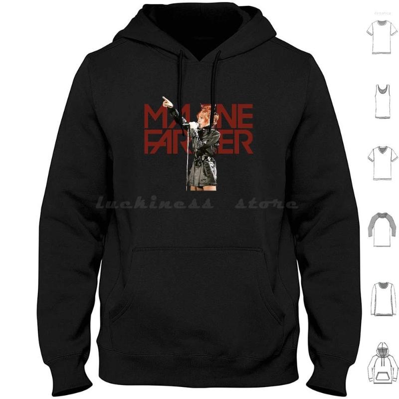 

Men' Hoodies Vintage Mylene Farmer Idol Gift Fot You Long Sleeve Auteure, M-3-4baseball-black