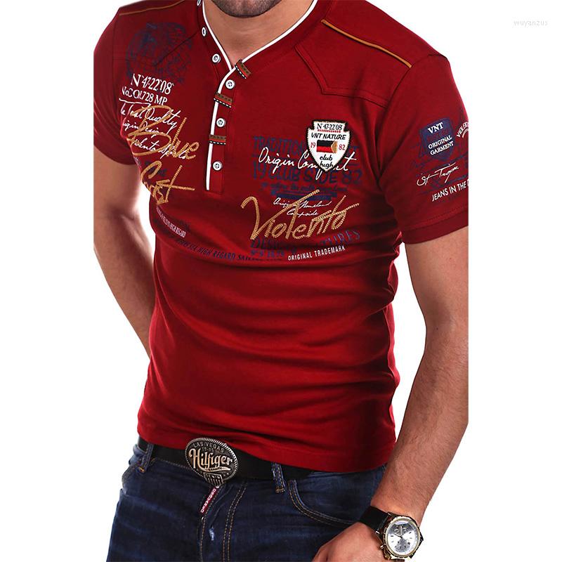 

Men' T Shirts SENBAO Summer Men Shirt Button Slim Fit Fashion Cotton Short Sleeve V Neck Casual, Black