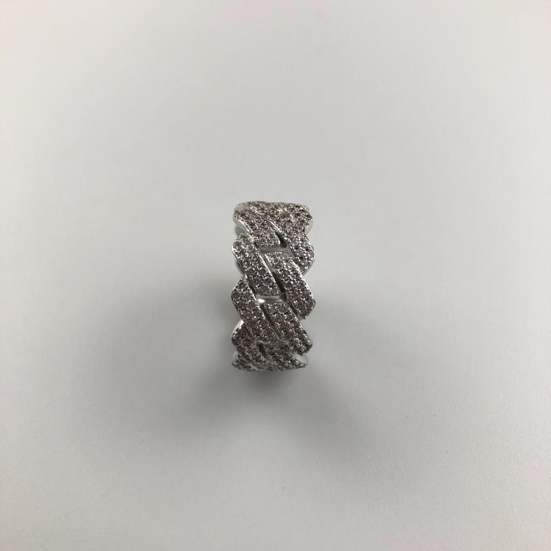 

Pendant Necklaces Fashion Women's Diamond Jewelry Hip Hop Cuban Chain Ring