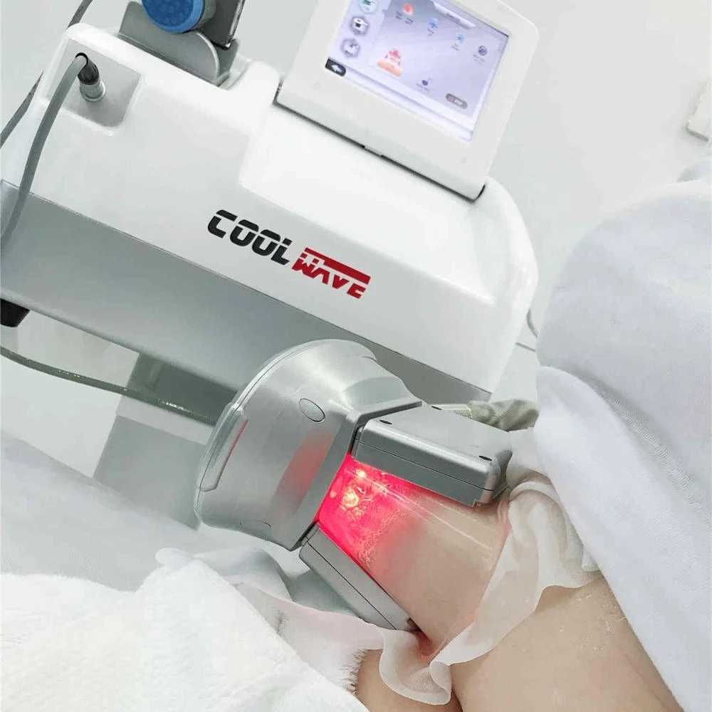 

Cool Wave Cryotherapy Slimming Equipment With Shock Wave Therapy For Cellulite Reduction Physiotherapy Weight Loss