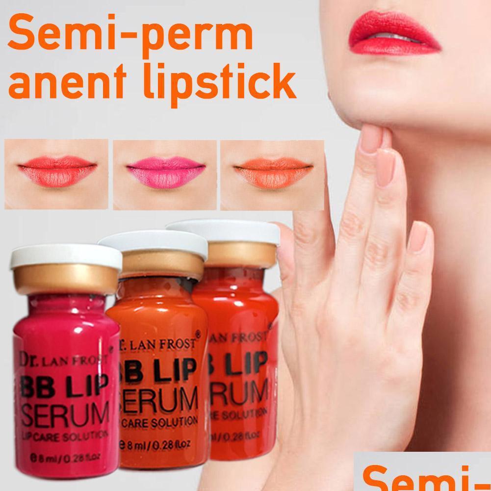 

Lip Gloss Korean 8Ml Bb Lip Glow Ampoe Serum Starter Kit Gloss Cream Pigment For Lips Coloring Moisturizing Microneedle Treatment Dr Dhz0M, Romantic red