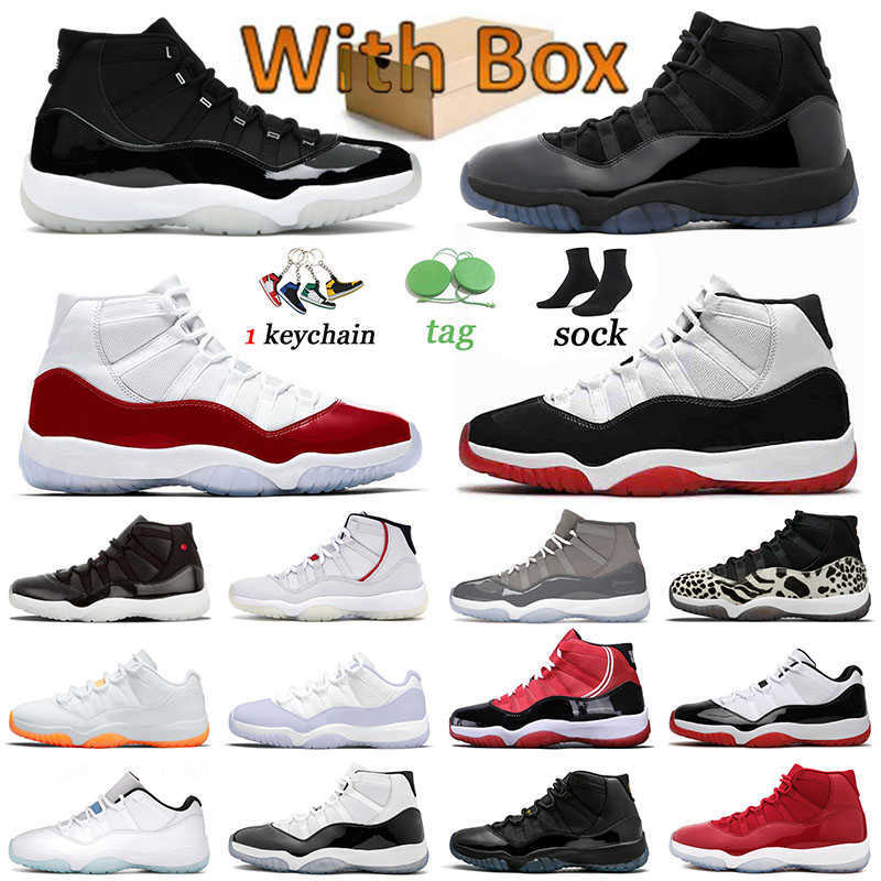 

Hotsale 11 Cherry Basketballs Shoes Animal Instinct Jumpman Sneakers Designer Sports 11s Space Jam Pure Violet Mens Womens Low Legend Blue, 40-47 (4)