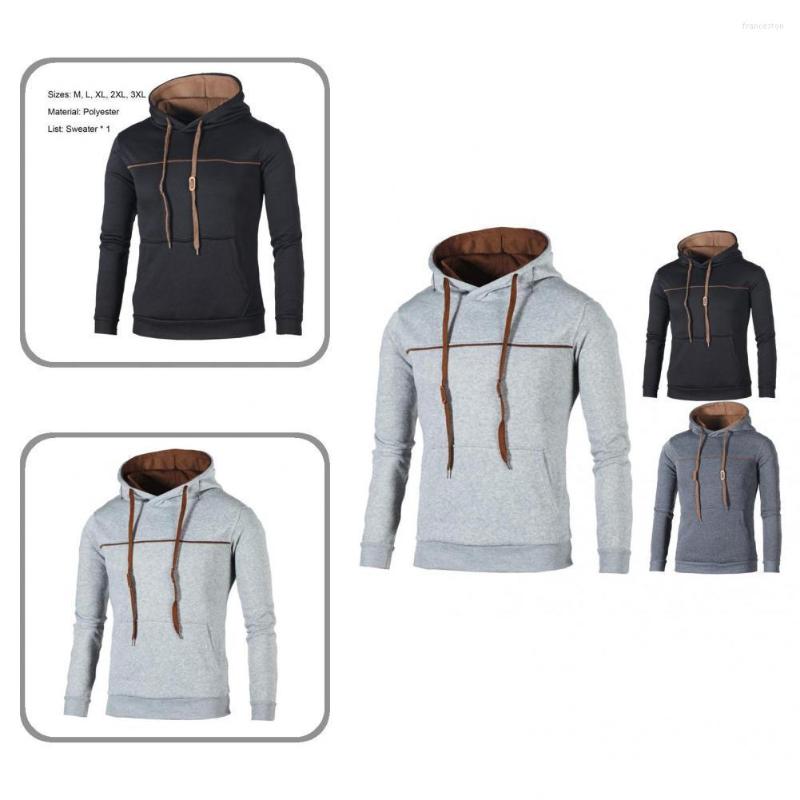 

Men's Sweaters Sportswear Loose-fitting Pure Color Hoodie Simple Loose For Travel, Black