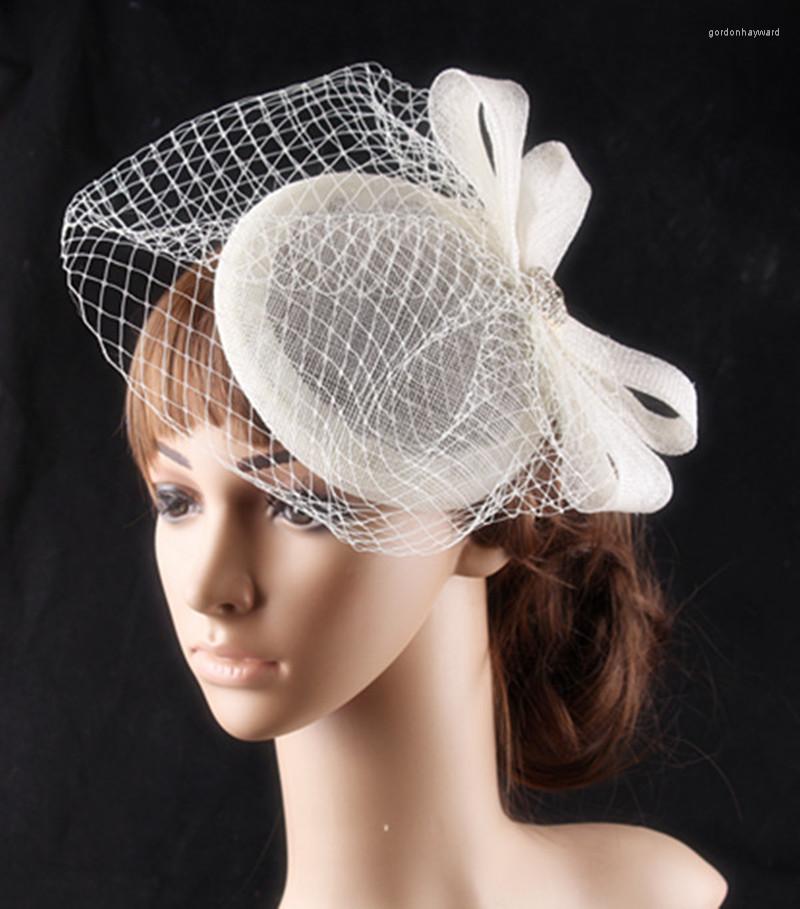 

Headpieces Elegant Wedding Hats For Women Hair Accessories 2022 Vintage Bridal In Stock Hat Veils