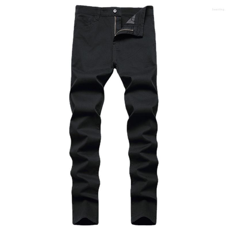 

Men's Pants Casual Men's Cotton Business Plus Size Stretch Black Formal