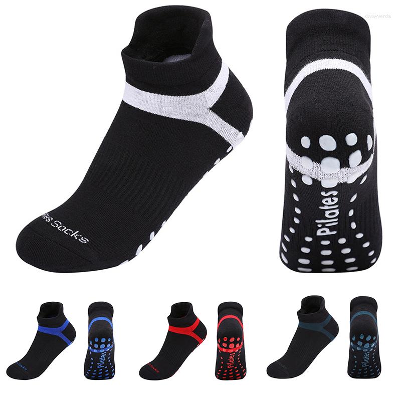 

Athletic Socks Non-slip Pilates Breathable Comfortable Anti-skid Woman Yoga For Ballet Dance Training Fitness Sports Unisex, Black red