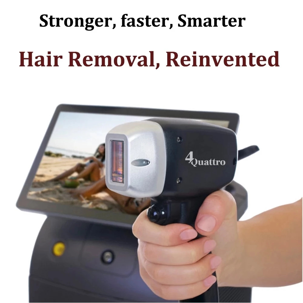 

New Diode Laser 755nm 808nm 1064nm Hair Remover Device ICE Triple Wavelength Painless Diode-Lazer Hair Removal Machine