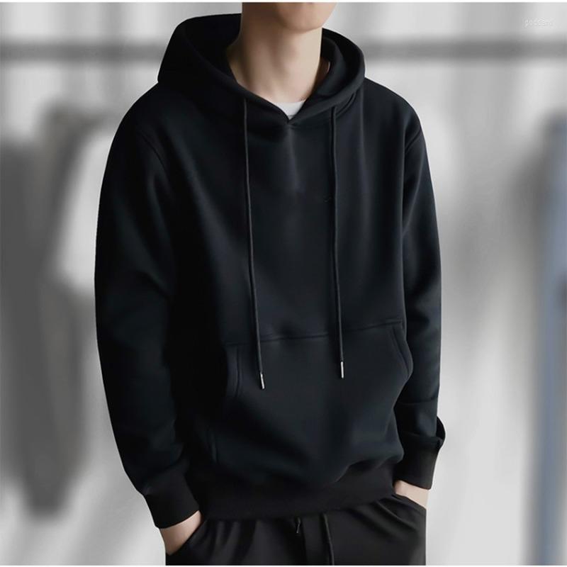 

Men' Hoodies 2022 Autumn Winter Hooded Men' Sports Loose Solid Color Terry Class Clothes Wholesale Sweater Streetwear Thick Hoodie, Grey thicken