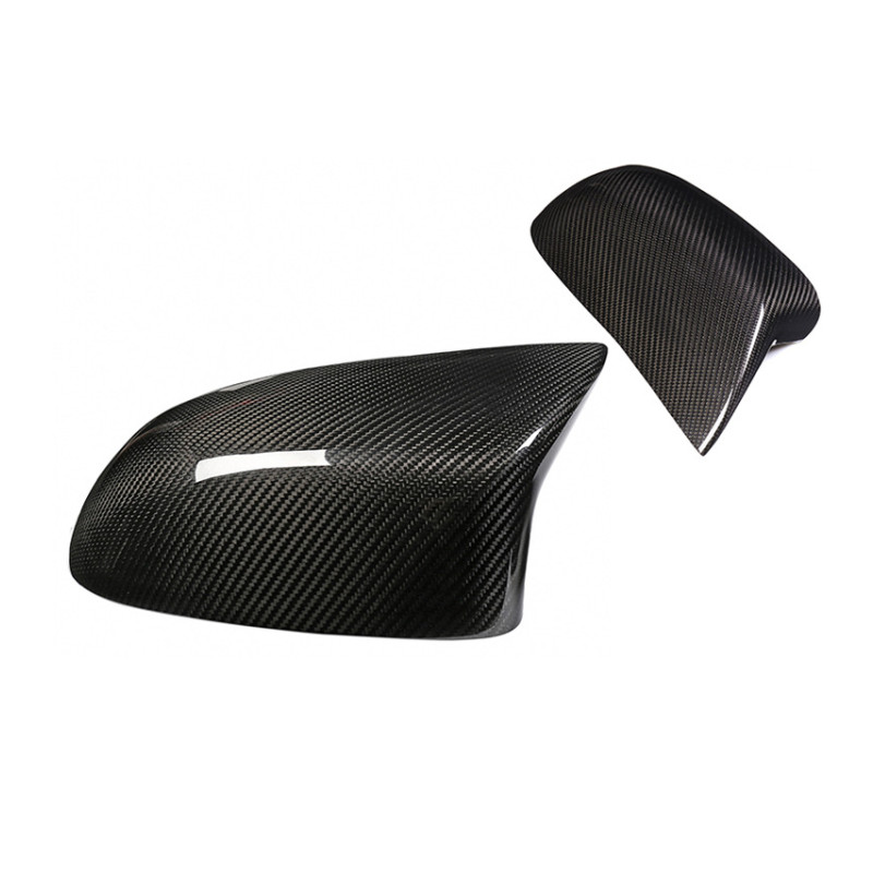 

Side Wing Mirror Cover for BMW X5M X6M F85 F86 Dry Carbon Fiber Stick Rear View Mirror Housing Inverted