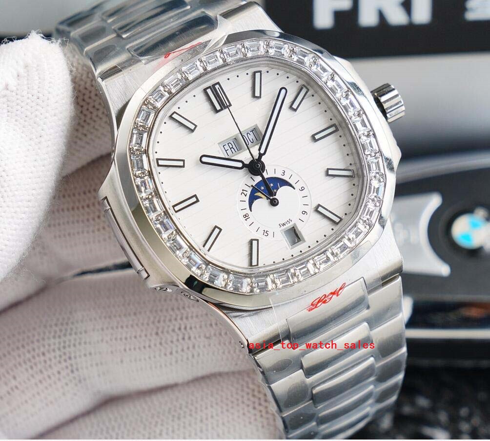 

Classic multi style Super Quality Men' s Wristwatches Auto Date 40mm Diamond bezel 316L steel Sapphire Luminous multi-function CaL.324 Automatic Movement Mens Watch