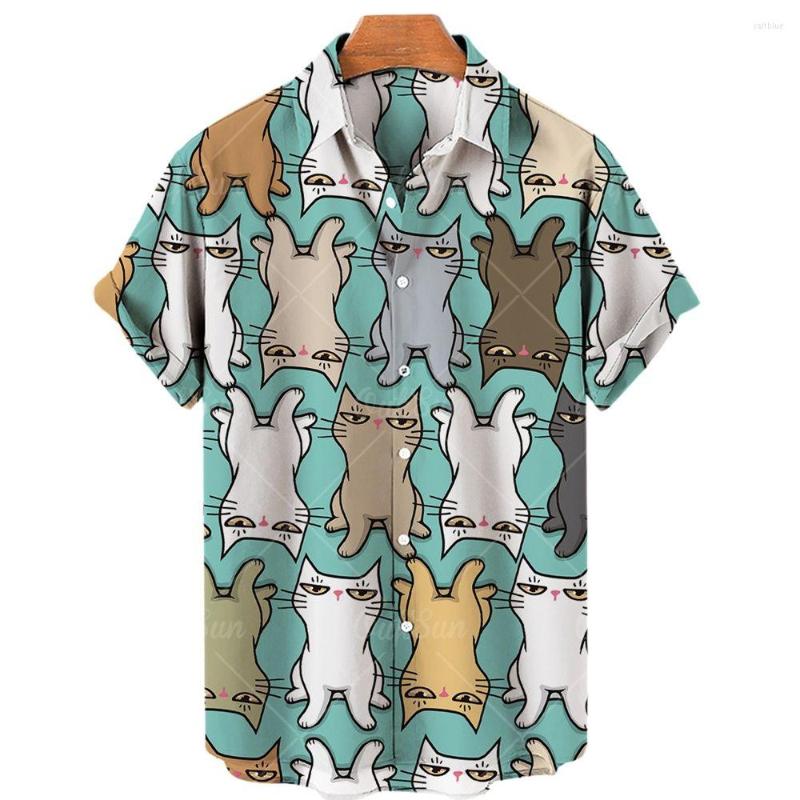 

Men' Casual Shirts Summer 3d Animal Print Shirt Hawaiian Vacation Beach Top Loose Breathable Short Sleeve Oversized 5xl V-neck Quick Dry, Zl-2441