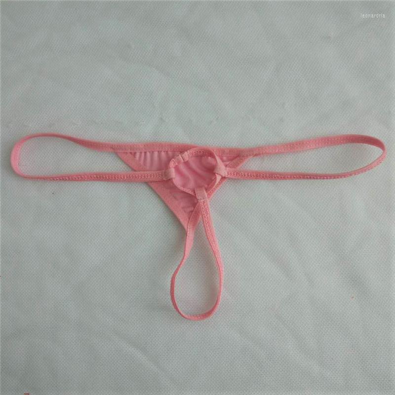 

Men's G Strings Panties Sexy Underwear Men Underpants Gay Micro Thongs Tanga String Jockstrap Fun Solid Color Mini Hollow Out Round Hole, Black