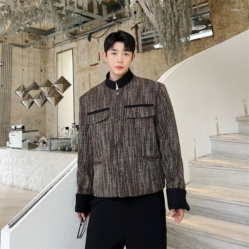 

Men's Jackets Z10332 Fashion Men's Coats & 2022 Runway Luxury European Design Party Style Clothing, Picture shown