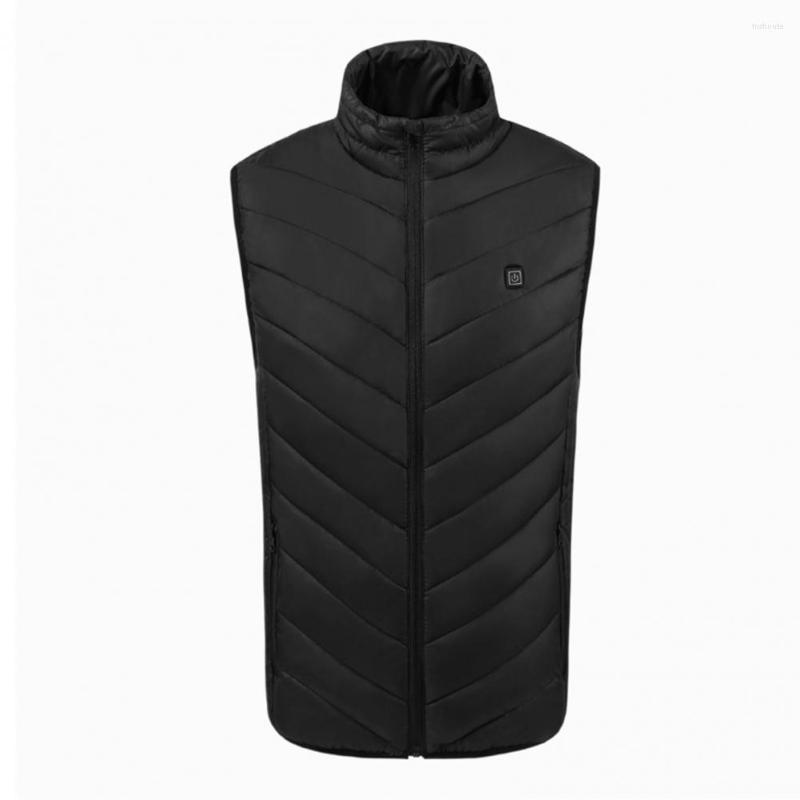 

Men's Vests Practical Heating Waistcoat Unisex Heated Vest Intelligent Thermostat Thick Waterproof, Black