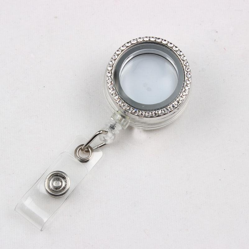

Pendant Necklaces Alloy Badge Reel Floating Locket Magnetic With Crystal 30mm Living Mix Colors 10pcs