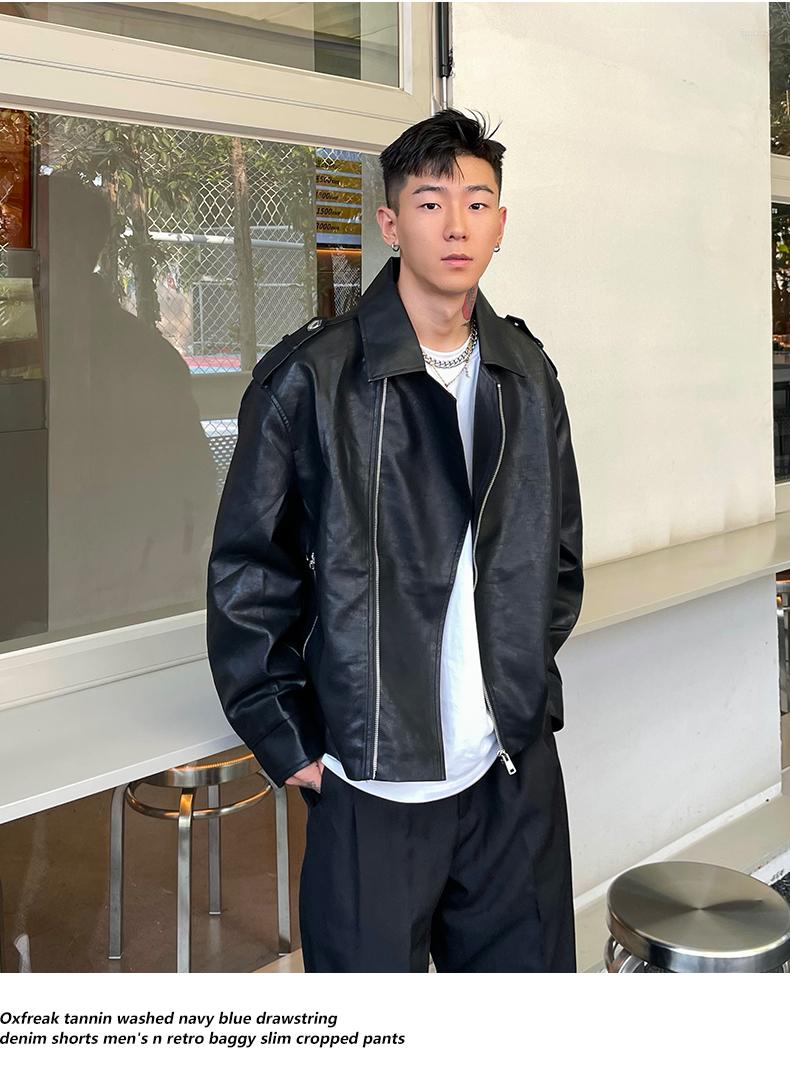 

Men' Jackets Ad0169 Fashion Men' Coats & 2022 Runway Luxury European Design Party Style Clothing, Black