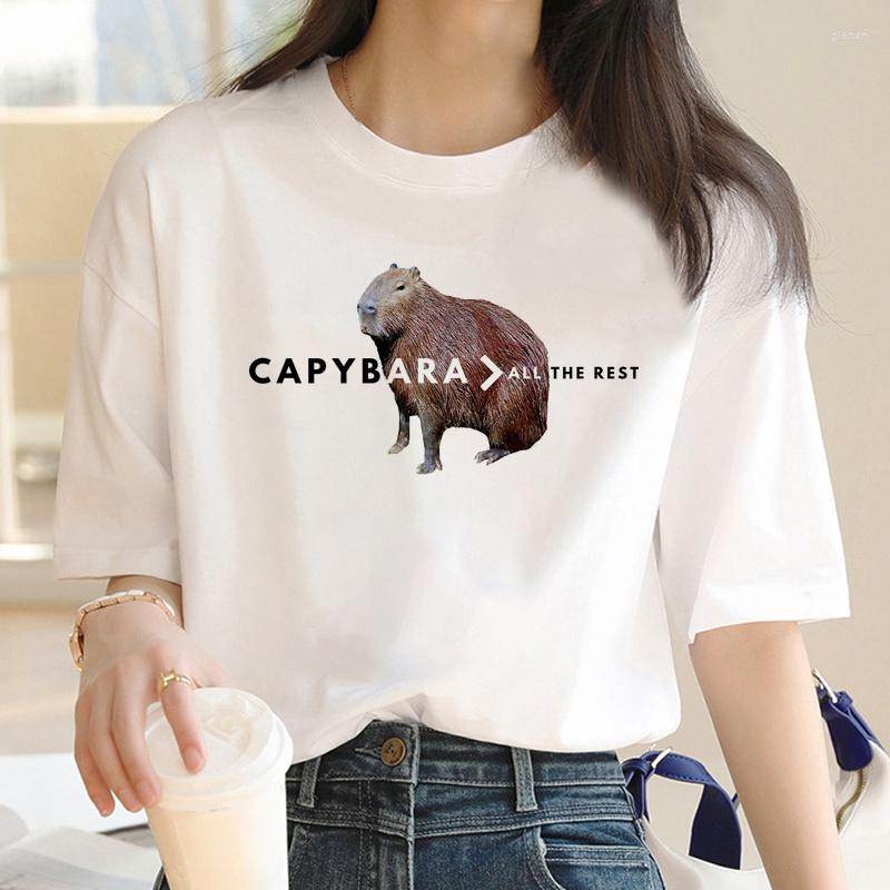 

Men's T Shirts Capybara Top Tees Male Graphic Manga Grunge Print Aesthetic, 20245