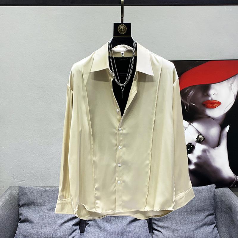 

Men's Casual Shirts A10251 Fashion Men's 2022 Runway Luxury European Design Party Style Clothing
