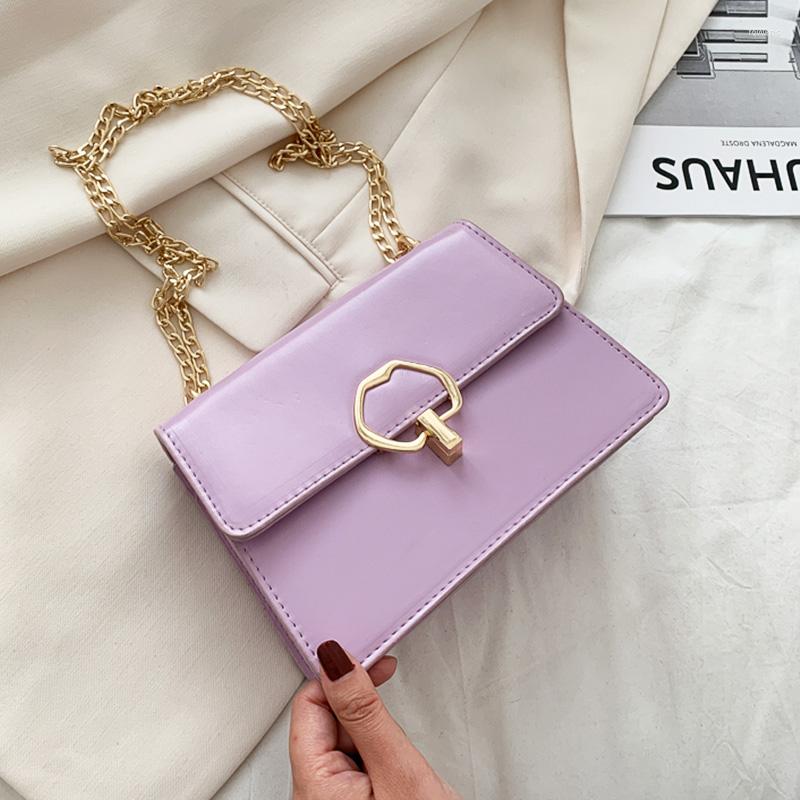 

Evening Bags 2022 Handbag Bag For Women Leather Crossbody Female Small Shoulder Solid Color Flap Messenger Clutches, White shoulder bag