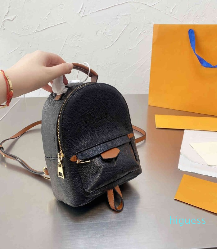 

Designer BagLuxury Tote Designers Women Shoulder Crossbody Leather Luxury Handbags Large Capacity Backpack Classic, Black